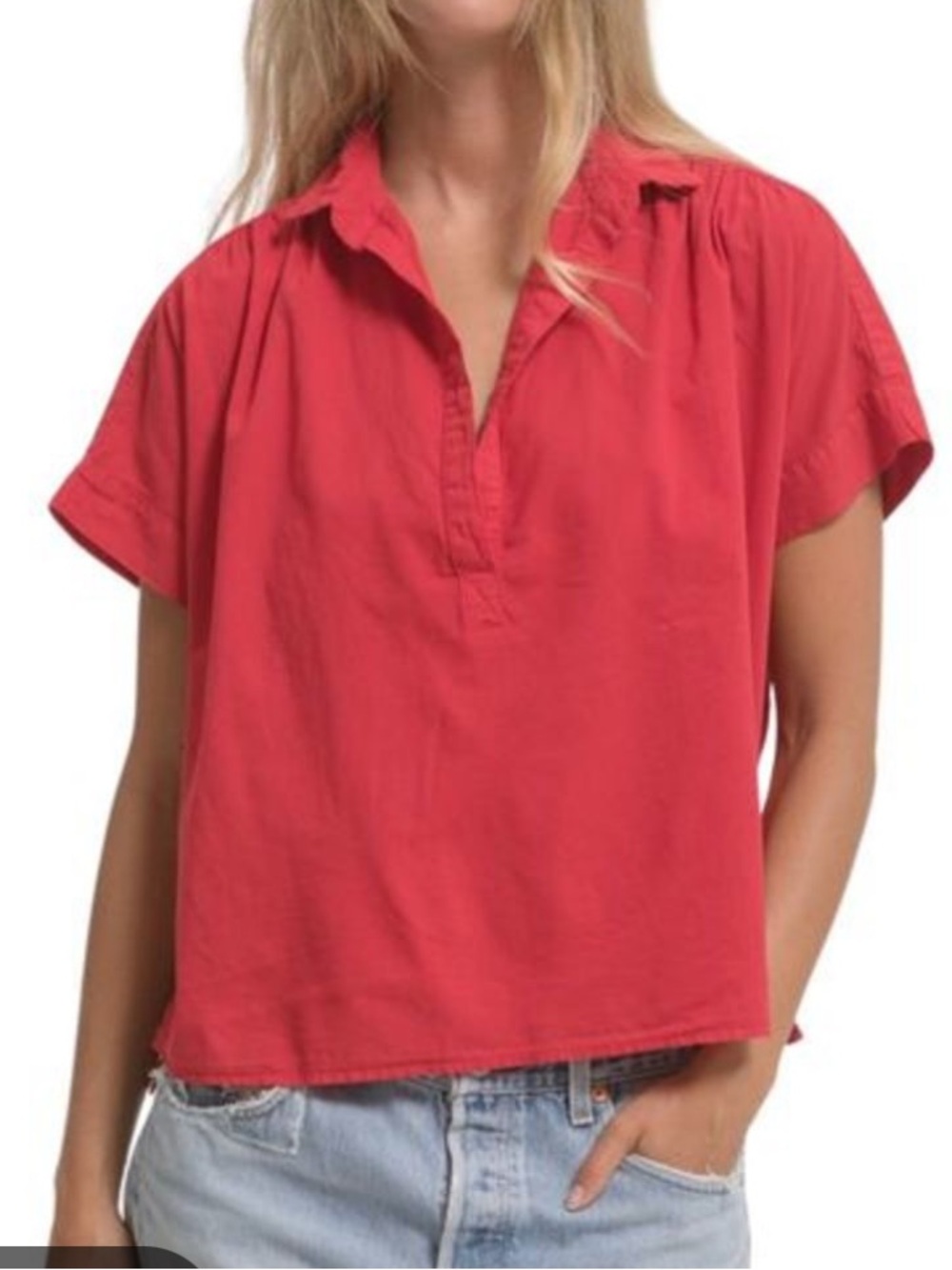 Cali Dreaming Motley Top size XS in Poppy